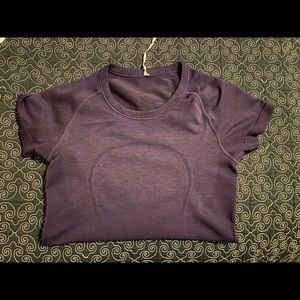 Purple Lululemon swiftly Tshirt